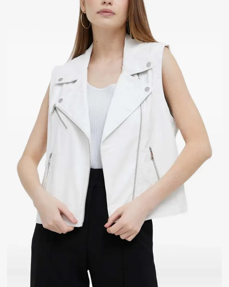 DKNY Weste mit Reißverschluss - Weiß Weiß
