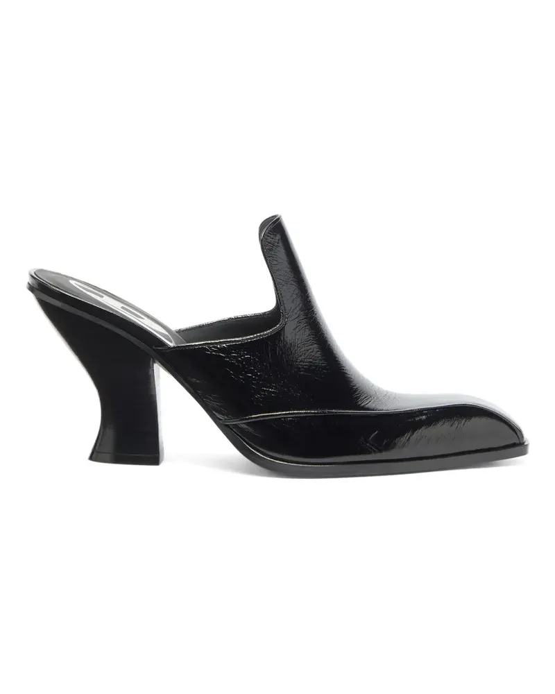 Diesel D-Luffy-75 squared-toe mules - Schwarz Schwarz
