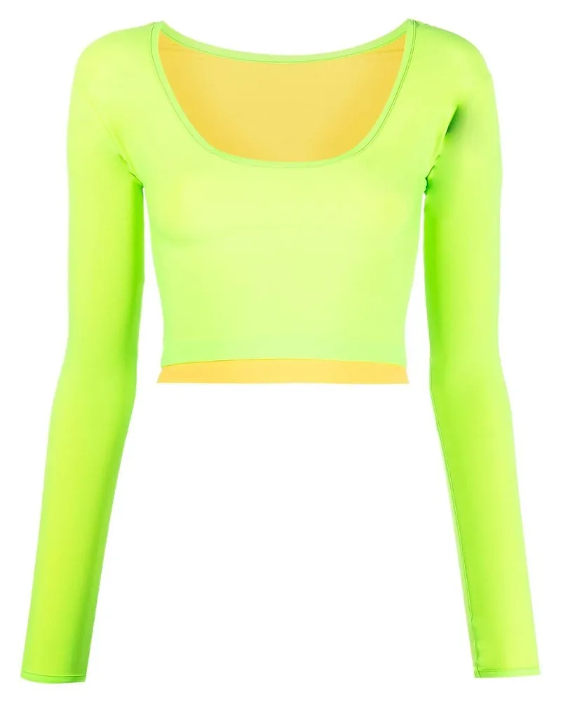 SUNNEI Langarmshirt im Layering-Look - Grün Grün