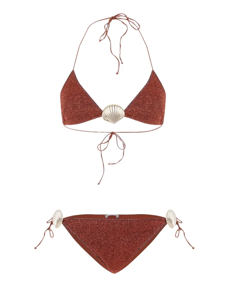 Oséree Lumière Shell Bikini - Braun Braun