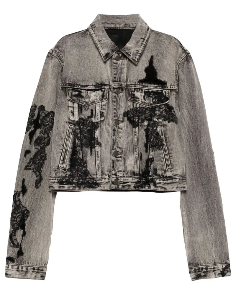JNBY Jeansjacke im Distressed-Look - Grau Grau
