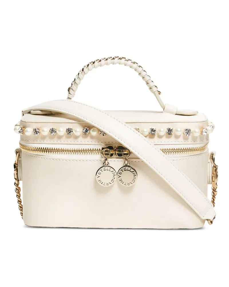 Stella McCartney Falabella Tasche mit Perlenverzierung - Nude Nude