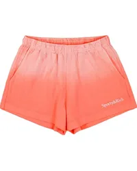 SPORTY & RICH Disco Shorts mit Logo Rosa