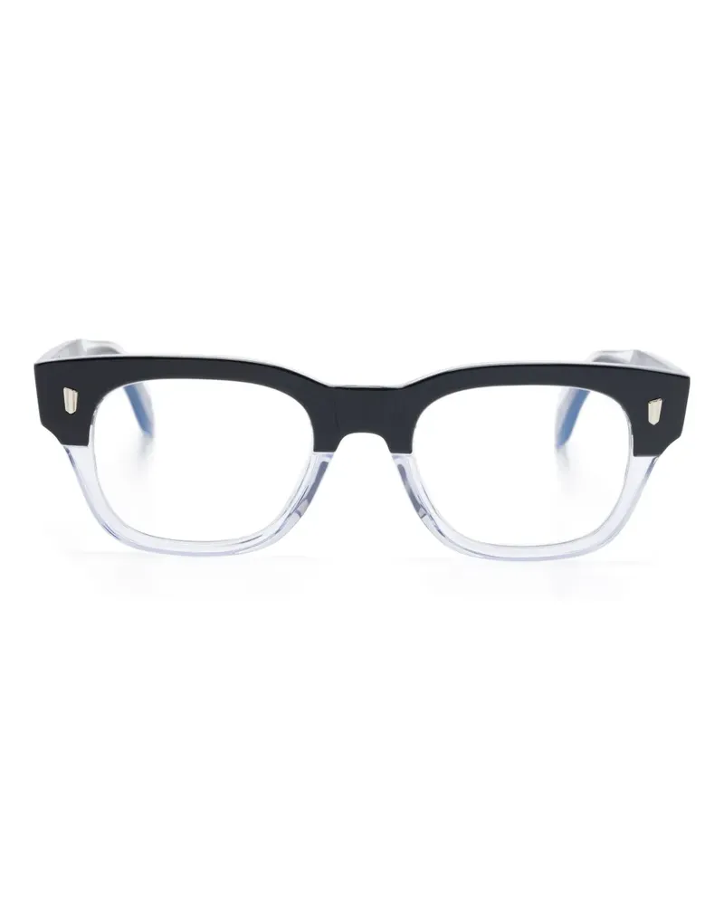 Cutler and Gross Brille mit eckigem Gestell - Schwarz Schwarz