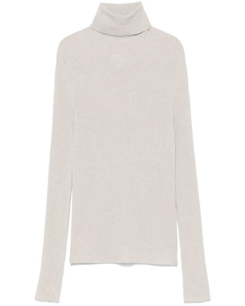 Fabiana Filippi Lamé-Pullover - Grau Grau