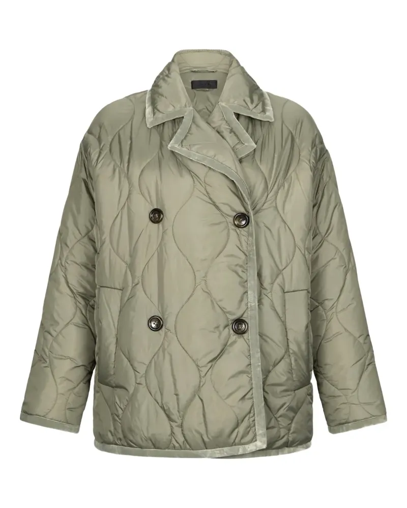 Liu Jo Quilted nylon caban - Grün Grün