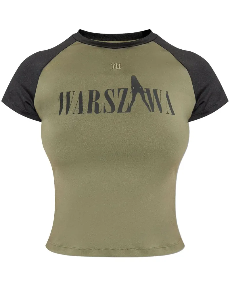 MISBHV T-Shirt mit grafischem Print - Grün Grün