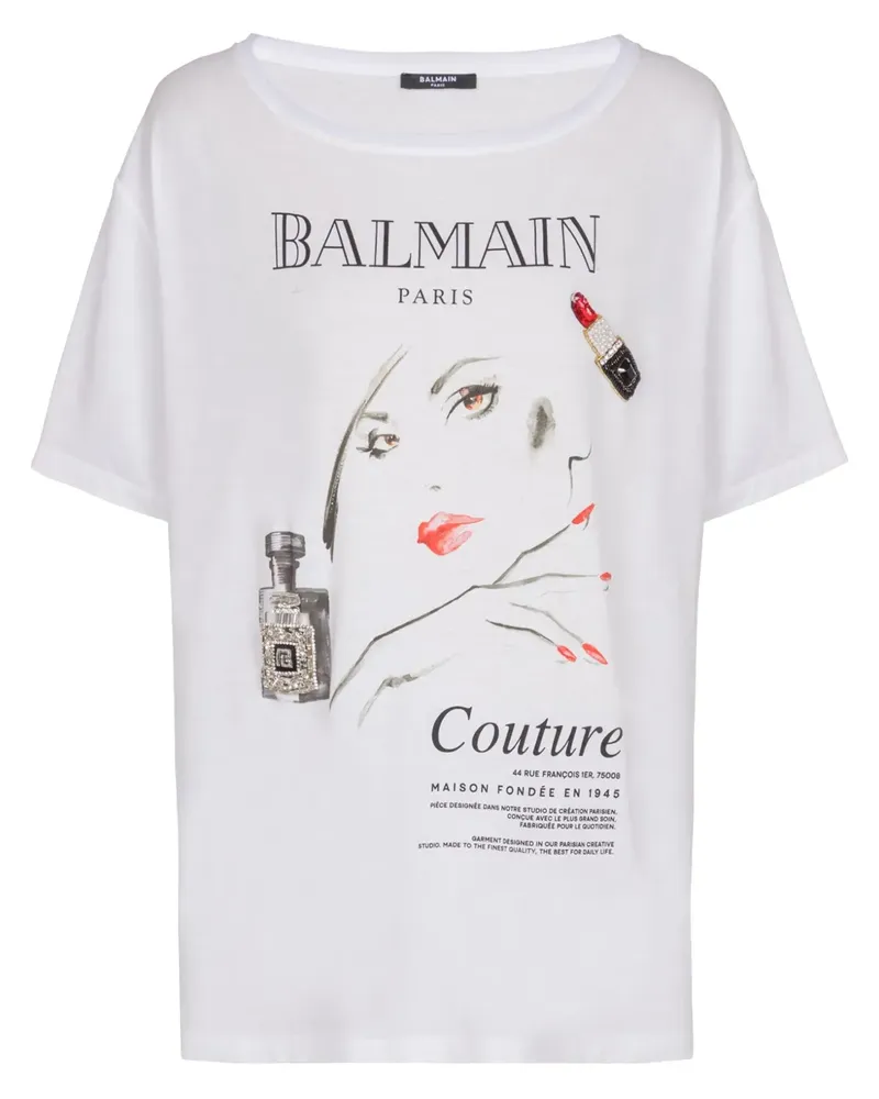 Balmain Beauty T-Shirt - Weiß Weiß
