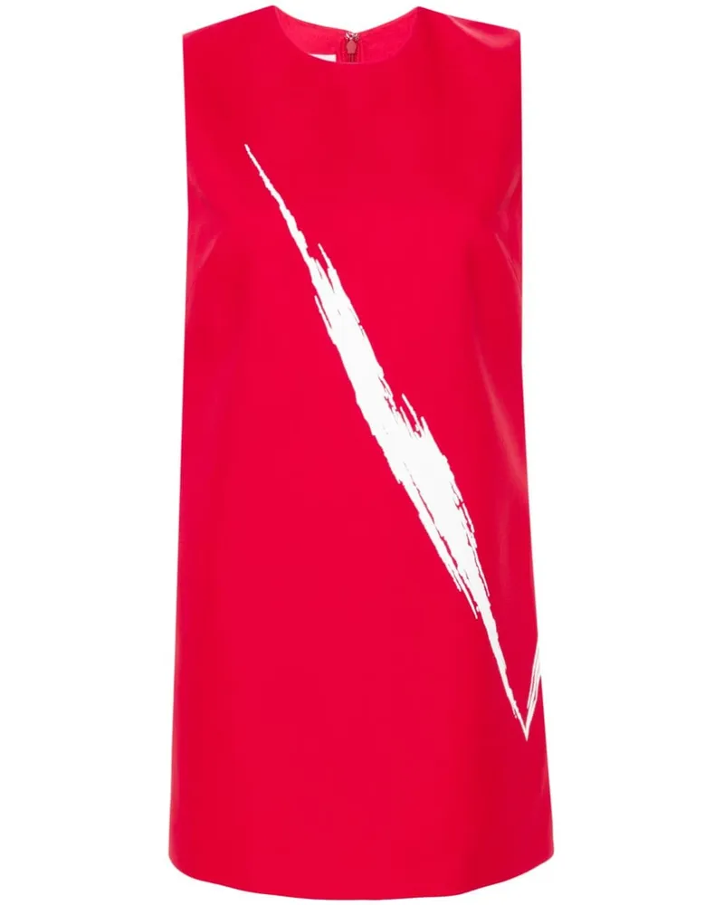 Valentino Garavani Minikleid mit grafischem Print - Rot Rot