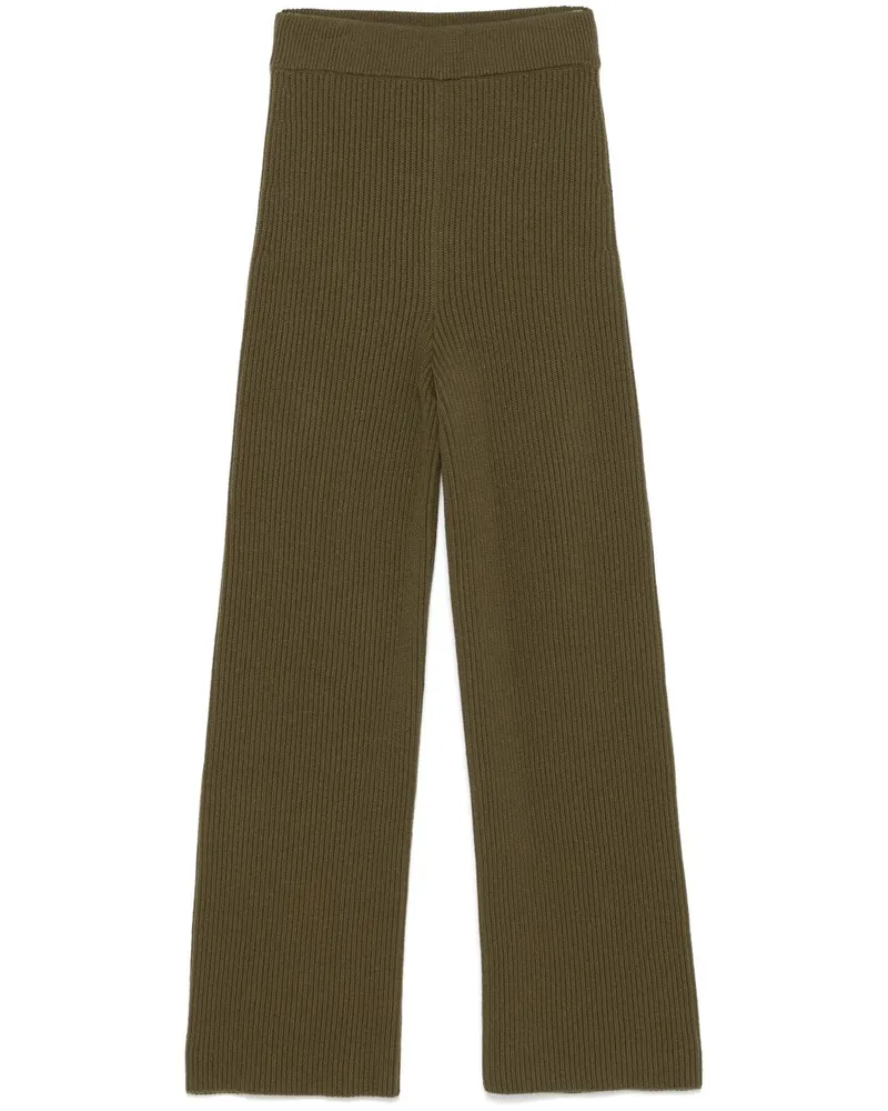 Jil Sander Gerippte Hose - Grün Grün