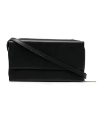 Yohji Yamamoto Asymmetrische Satteltasche Schwarz