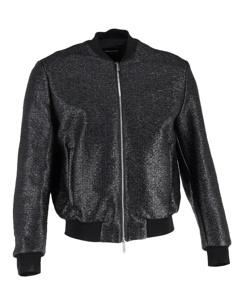 Dsquared2 black bomber jacket - Schwarz Schwarz