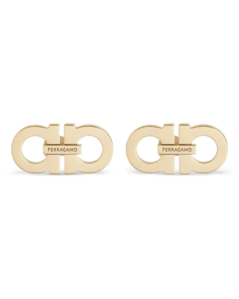 Ferragamo Double Gancini Ohrringe - Gold Gold