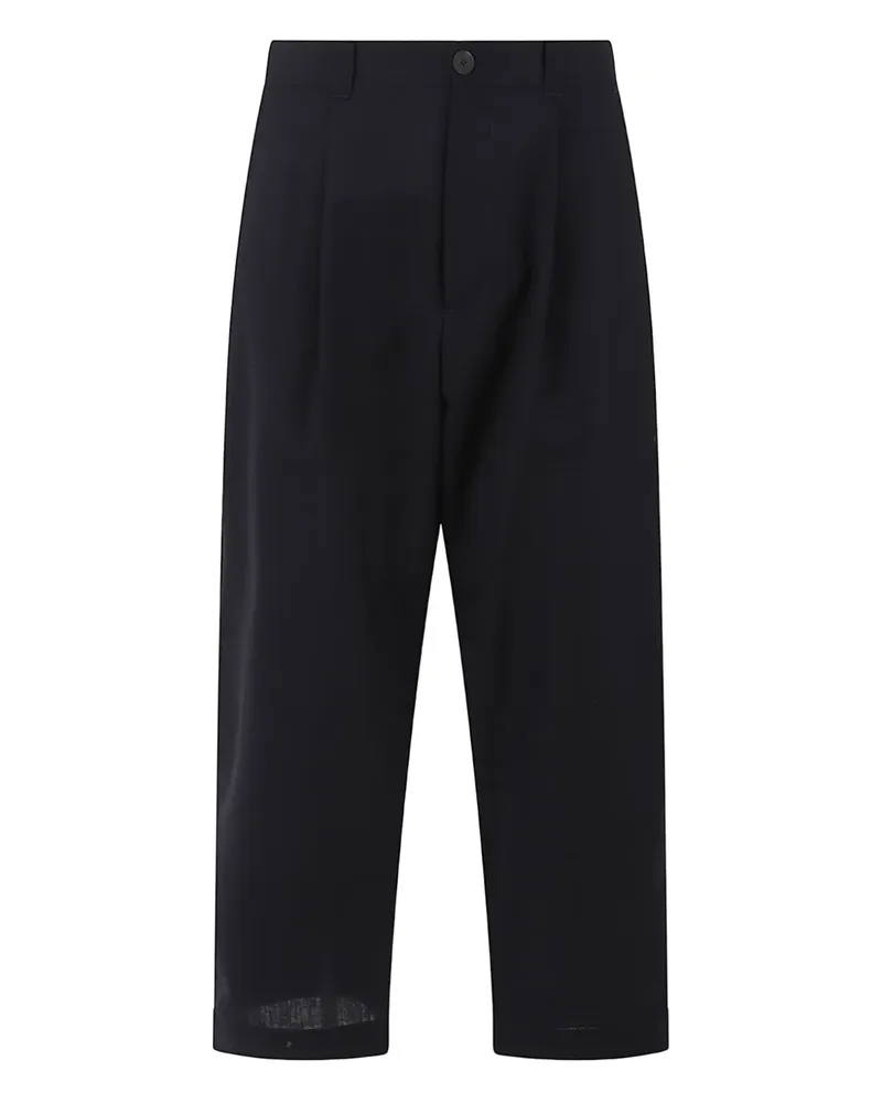 Studio Nicholson Plissierte Hose - Schwarz Schwarz