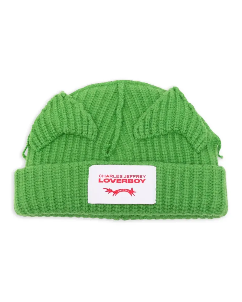 Charles Jeffrey Loverboy chunky ears beanie hat - Grün Grün