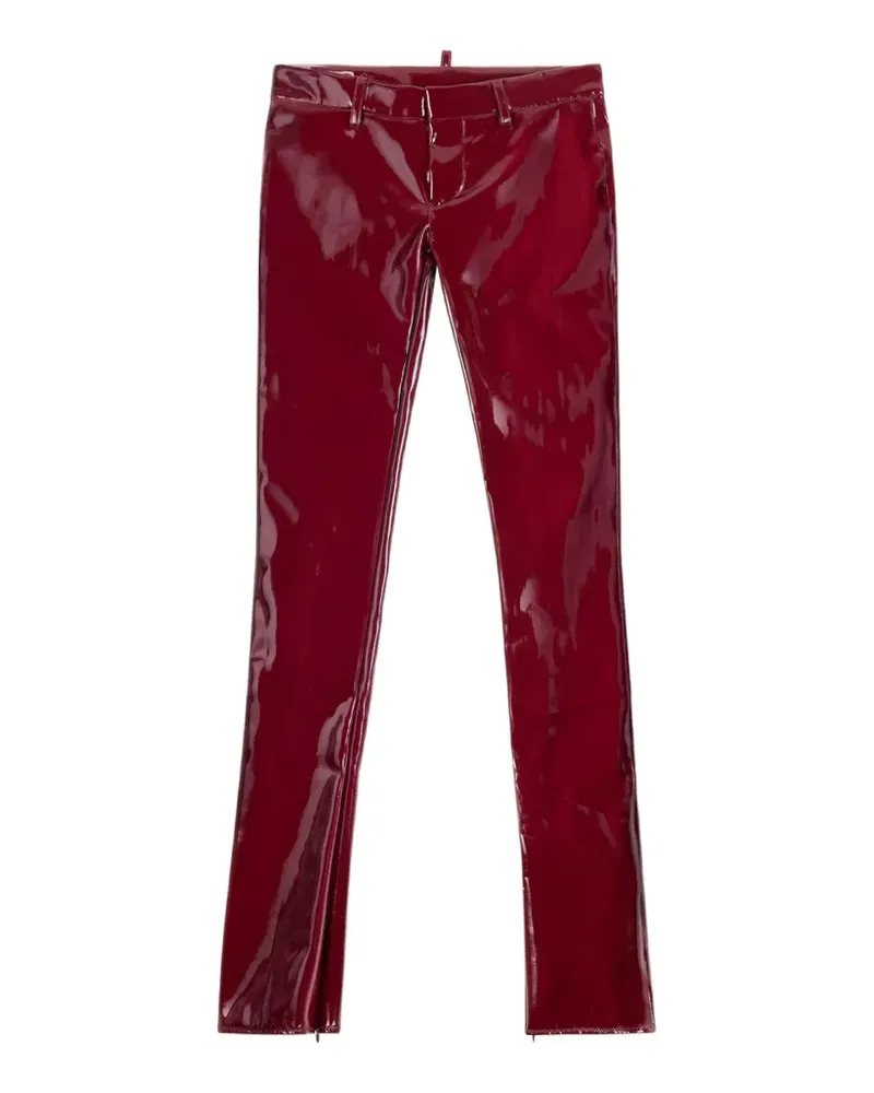 Dsquared2 Hose mit glänzendem Finish - Rot Rot