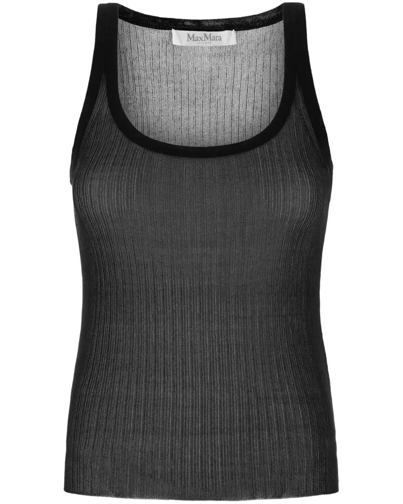 Max Mara Bastia Weste - Schwarz Schwarz