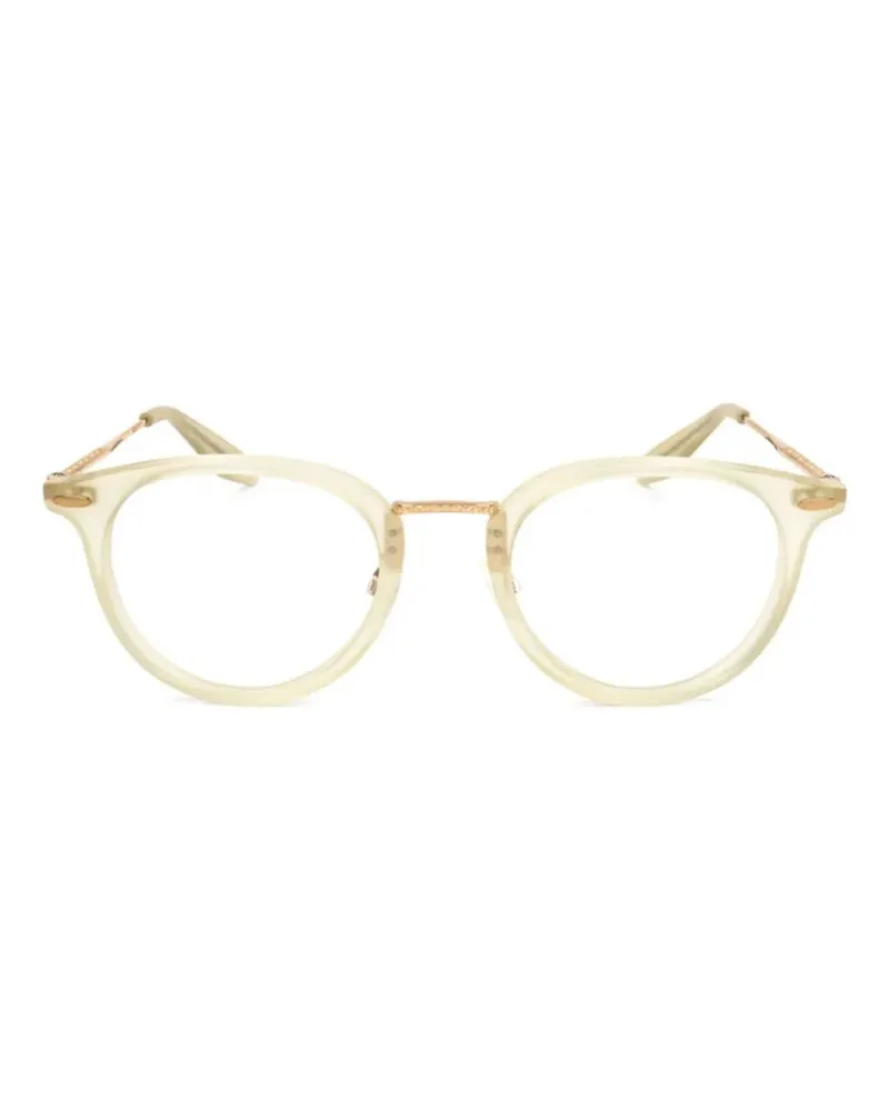 Barton Perreira Brille mit rundem Gestell - Gelb Gelb