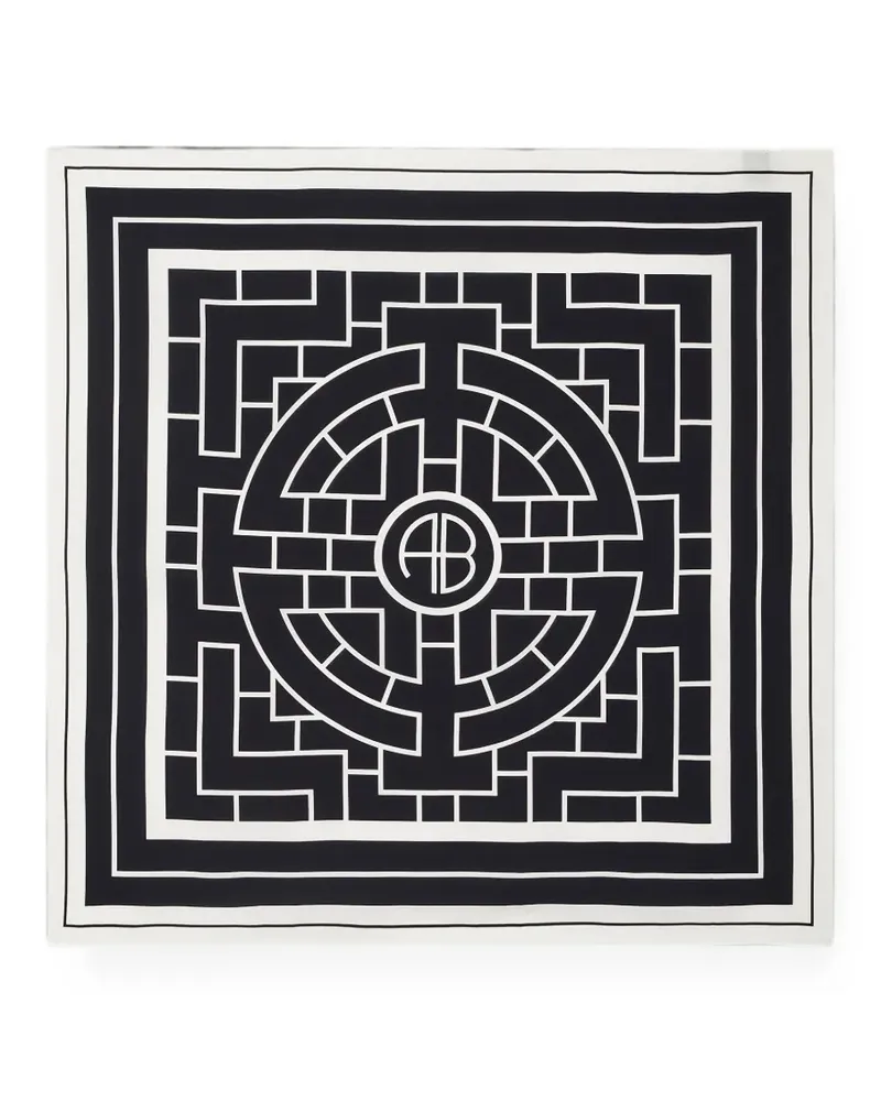Anine Bing York scaf AB - black - Schwarz Schwarz