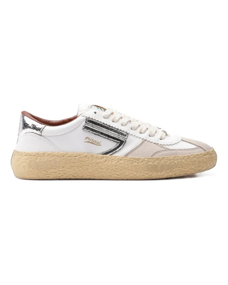 Puraai 1.01 Vintage Sneakers - Weiß Weiß