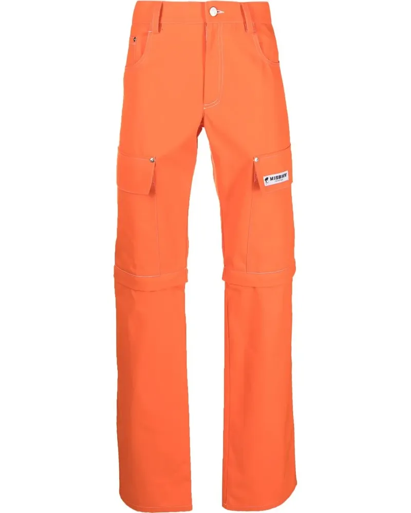 MISBHV Straight-Leg-Hose mit Logo - Orange Orange
