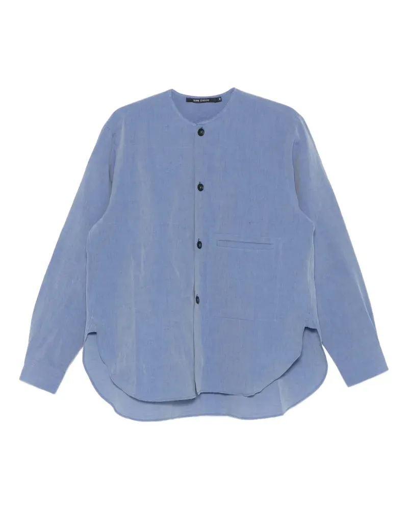 Sofie D'Hoore Barna Hemd mit geknöpfter Tasche - Blau Blau
