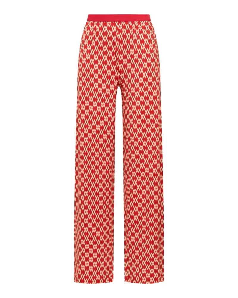 Maliparmi geometric-print jersey trousers - Rot Rot