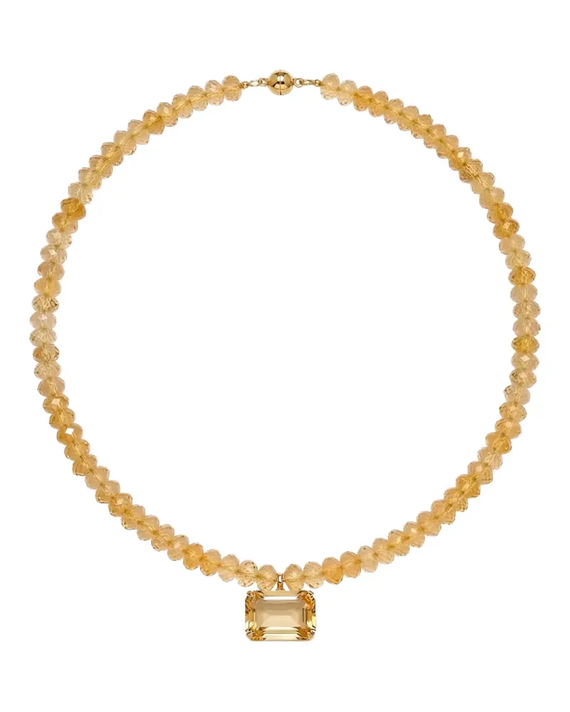 Jennifer Behr Sidonie beaded necklace - Gold Gold