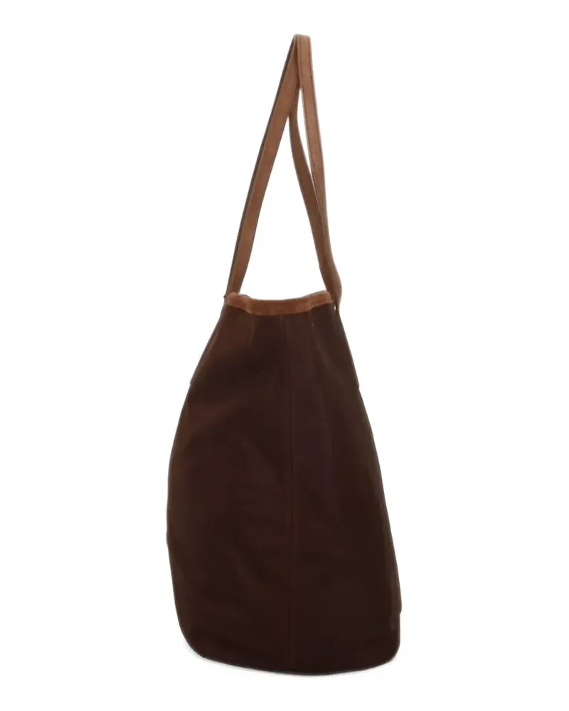 MC2 Saint Barth City Tote Bag mit Logo - Braun Braun