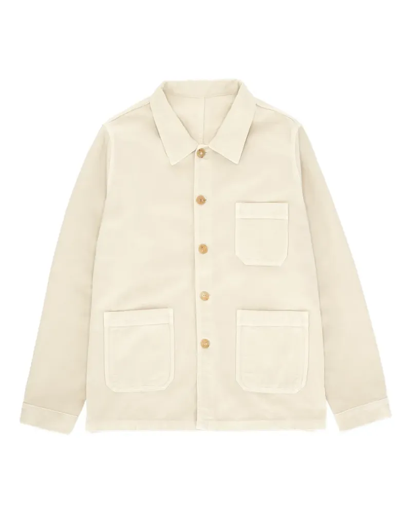 Fortela Fergus Moleskin shirt jacket - Nude Nude