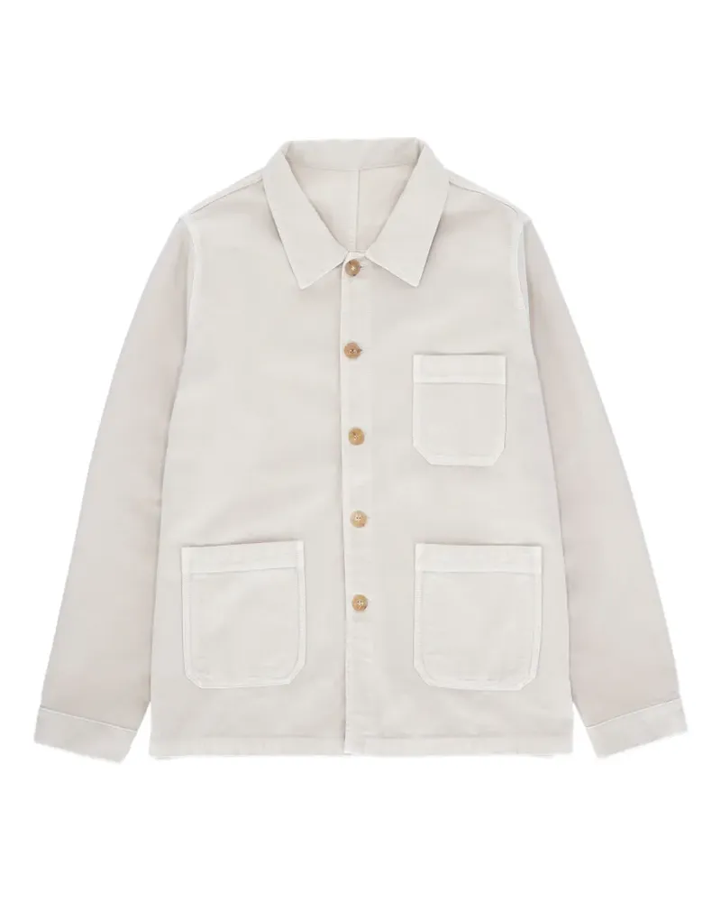 Fortela Fergus Moleskin shirt jacket - Nude Nude