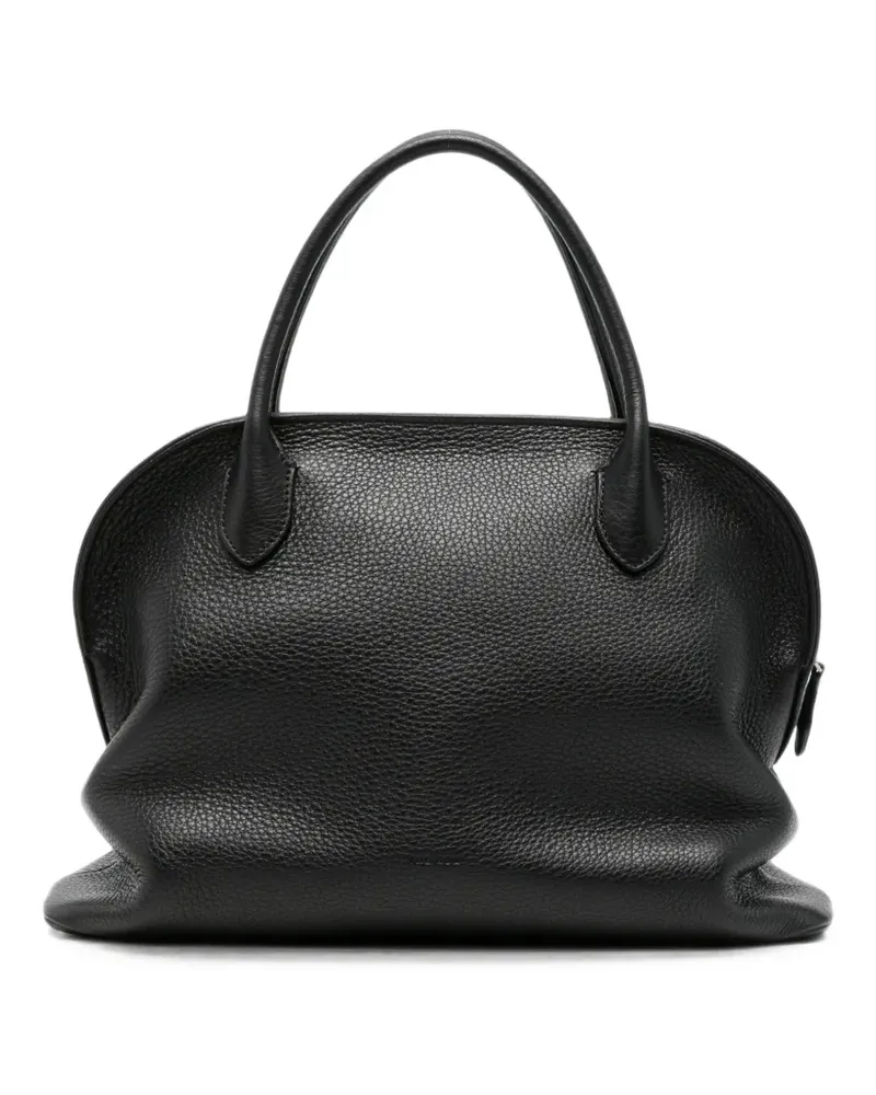 The Row Agnes 12 leather tote bag - Schwarz Schwarz