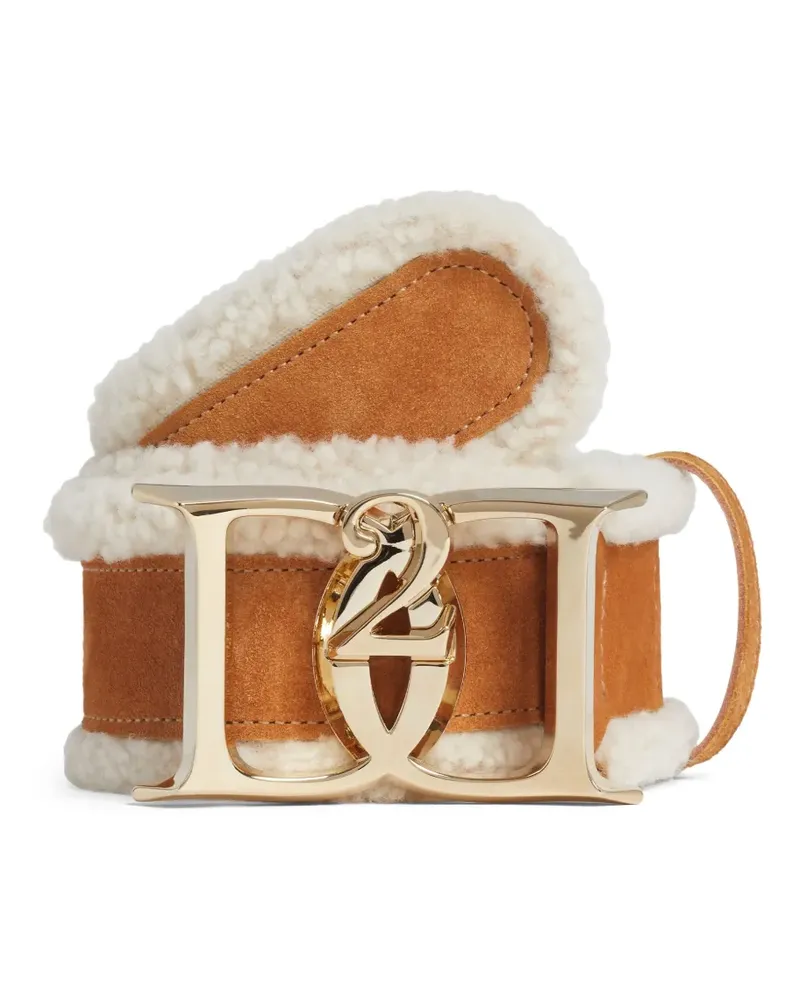 Dsquared2 Gürtel mit D-Schnalle - Braun Braun