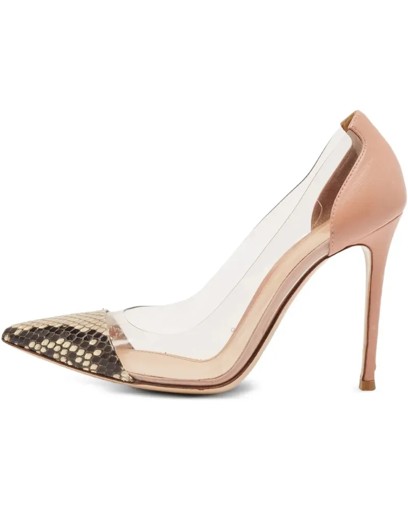 Gianvito Rossi Plexi Pumps - Nude Nude