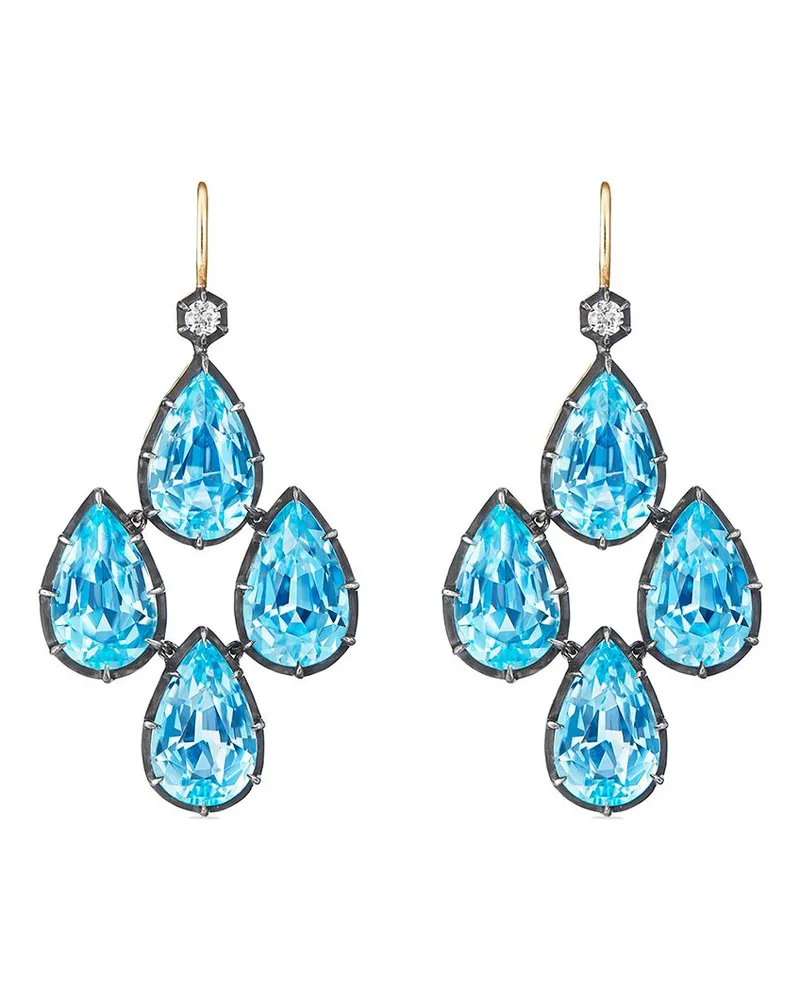 Fred Leighton Ohrringe mit Diamanten - Gold Gold