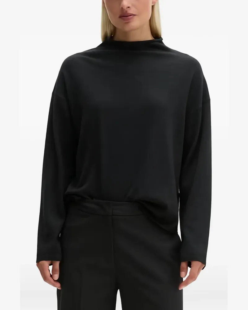 Marc O'Polo high-neck dropped-shoulder sweater - Grau Grau