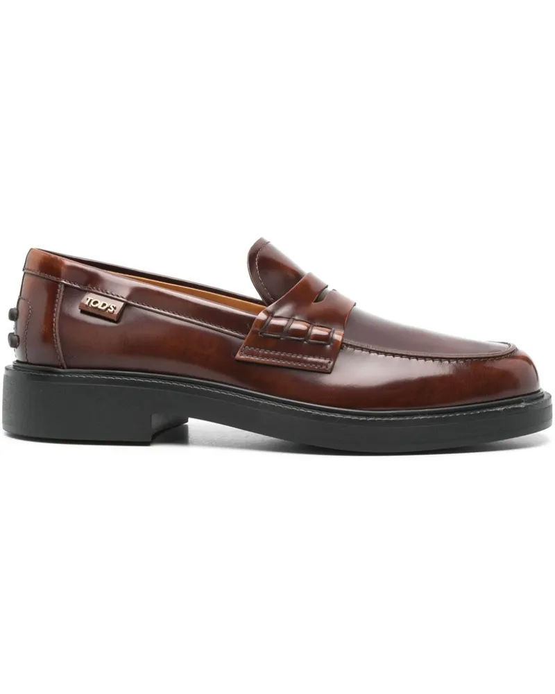 TOD'S Loafer aus Leder - Rot Rot