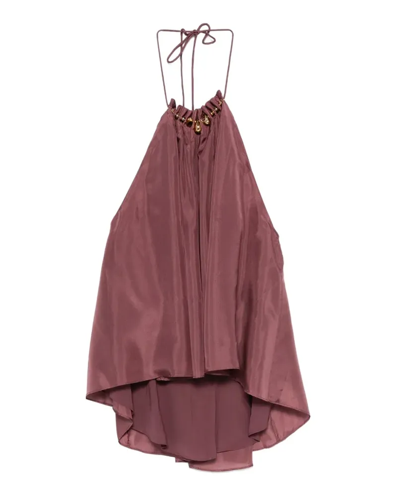 Zimmermann Aster bead-embellishment blouse - Violett Violett