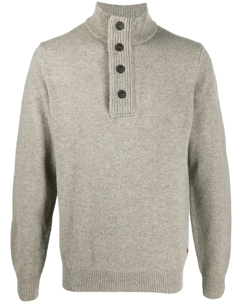 Barbour Pullover mit Stehkragen - Nude Nude