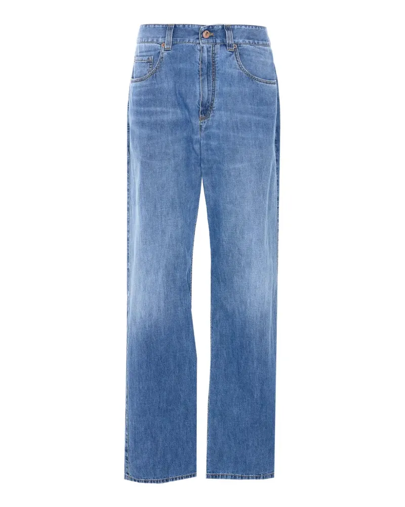 Brunello Cucinelli monile loose-fit jeans - Blau Blau
