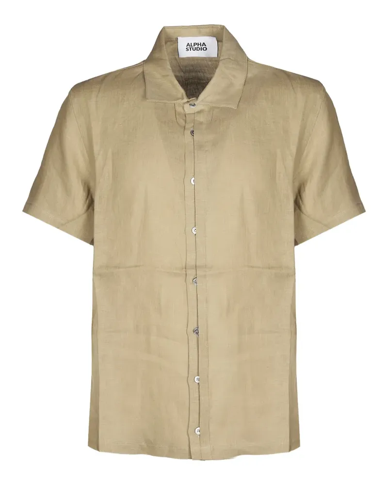 Alpha Studio short-sleeve shirt - Nude Nude