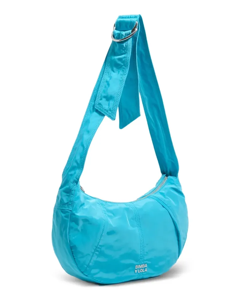 BIMBA Y LOLA Mittelgroße Moon Schultertasche - Blau Blau