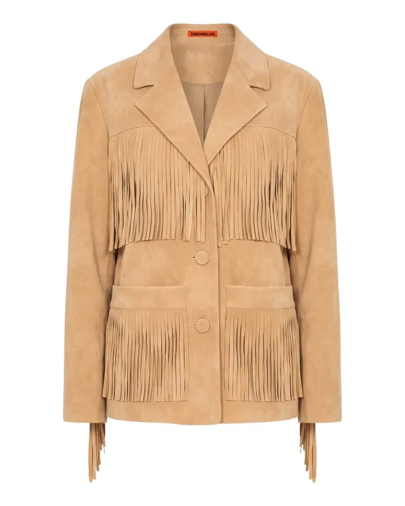 Simon Miller Mabel Jacke mit Fransen - Nude Nude