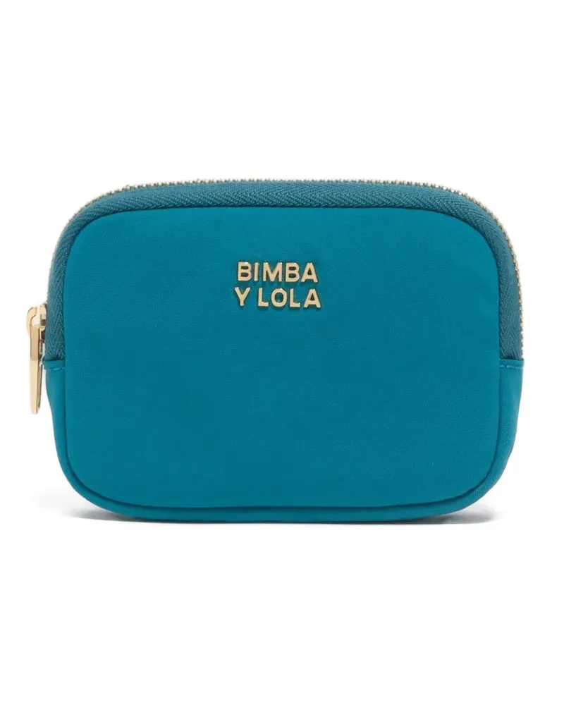 BIMBA Y LOLA Portemonnaie mit Logo - Blau Blau