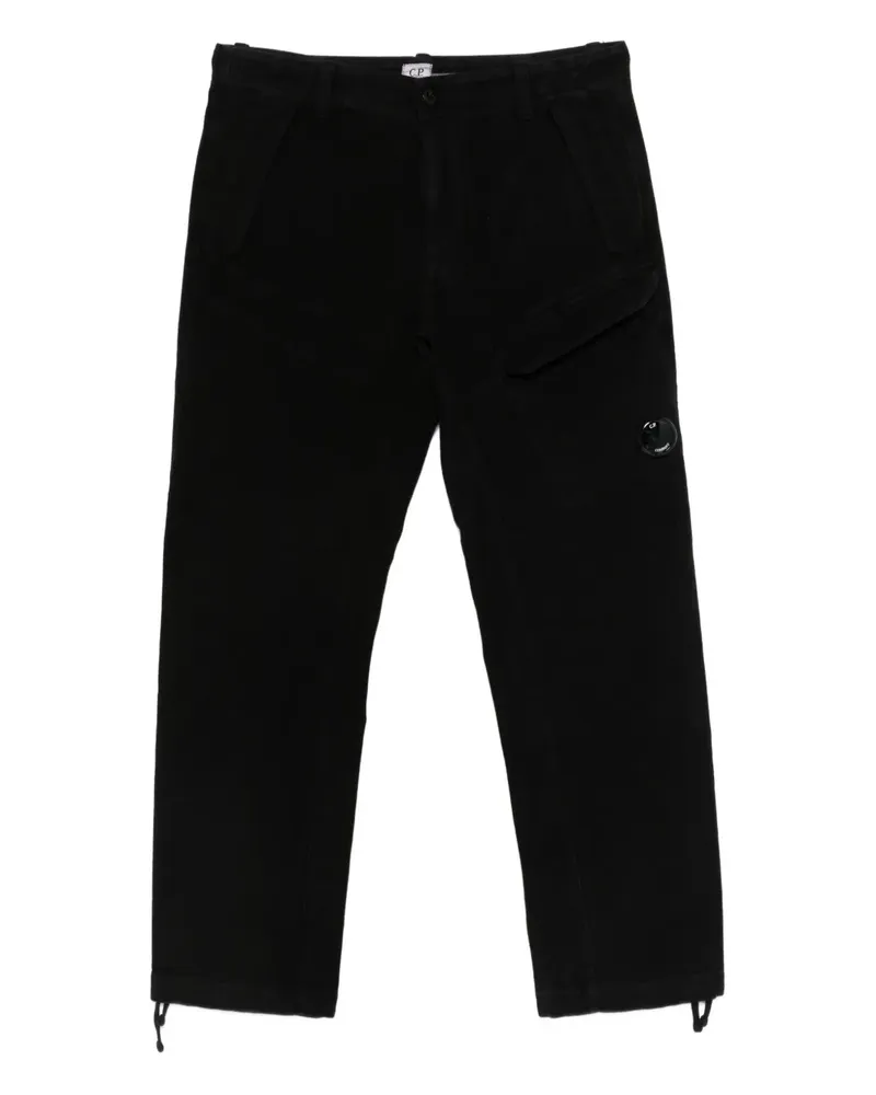 C.P. Company Hose mit aufgesetzter Tasche - Schwarz Schwarz