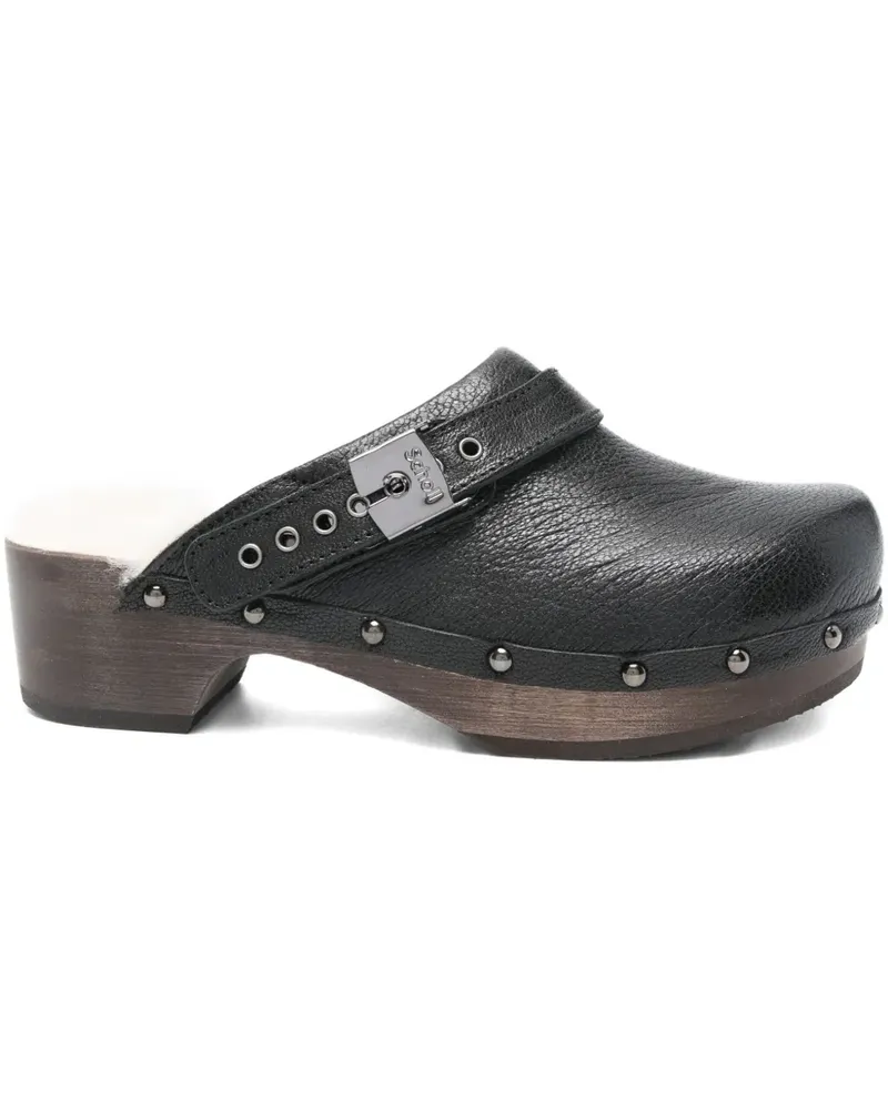 Scholl Pescura Robin clogs - Schwarz Schwarz