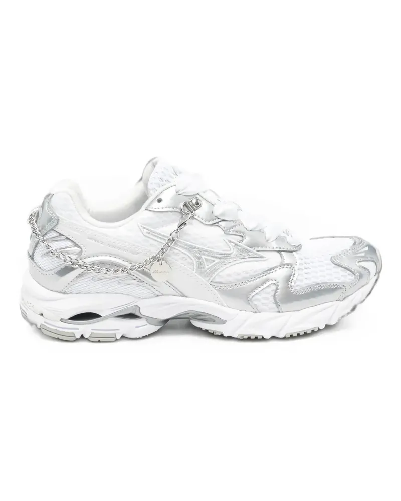 Mizuno chain-link panelled sneakers - Weiß Weiß