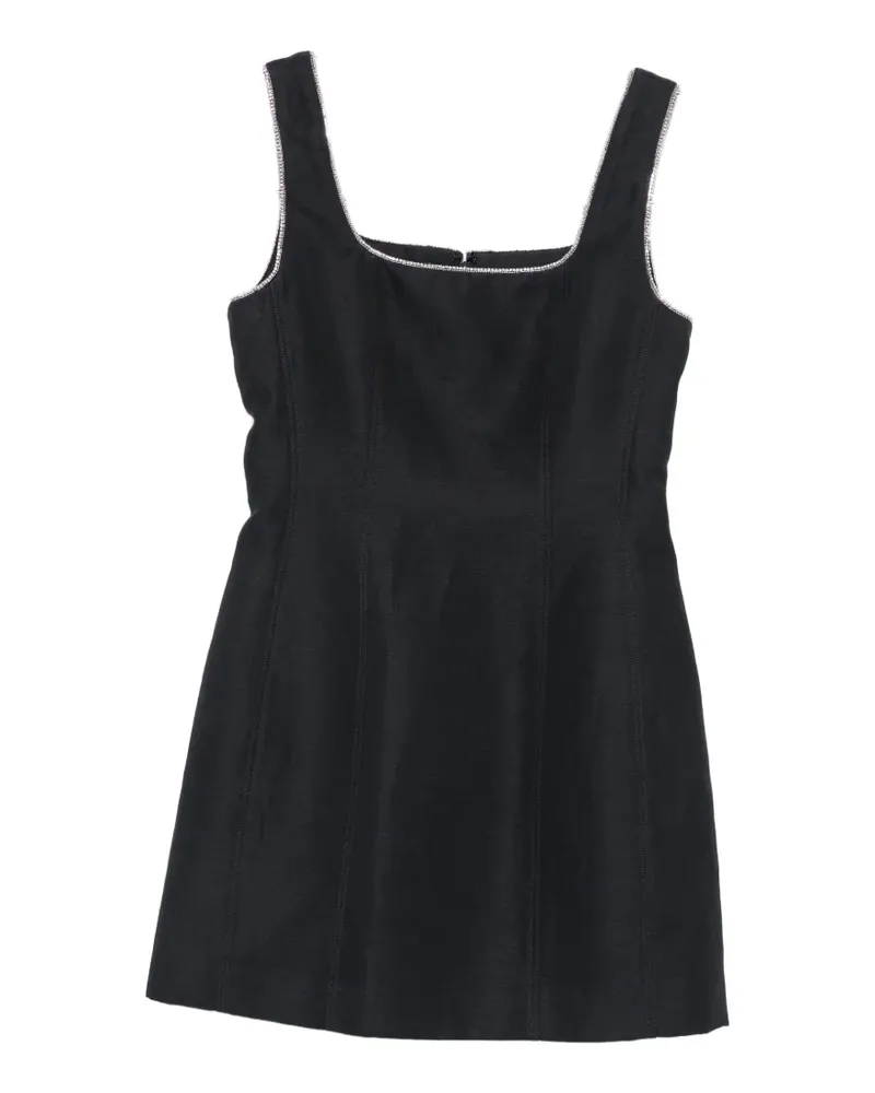 Maje Minikleid mit Kristallen - Schwarz Schwarz