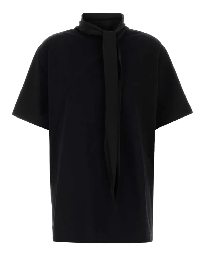 Carven pussy-bow oversized T-shirt - Schwarz Schwarz