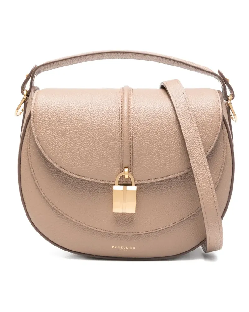 DeMELLIER Satchel-Tasche mit Logo-Akzent - Nude Nude